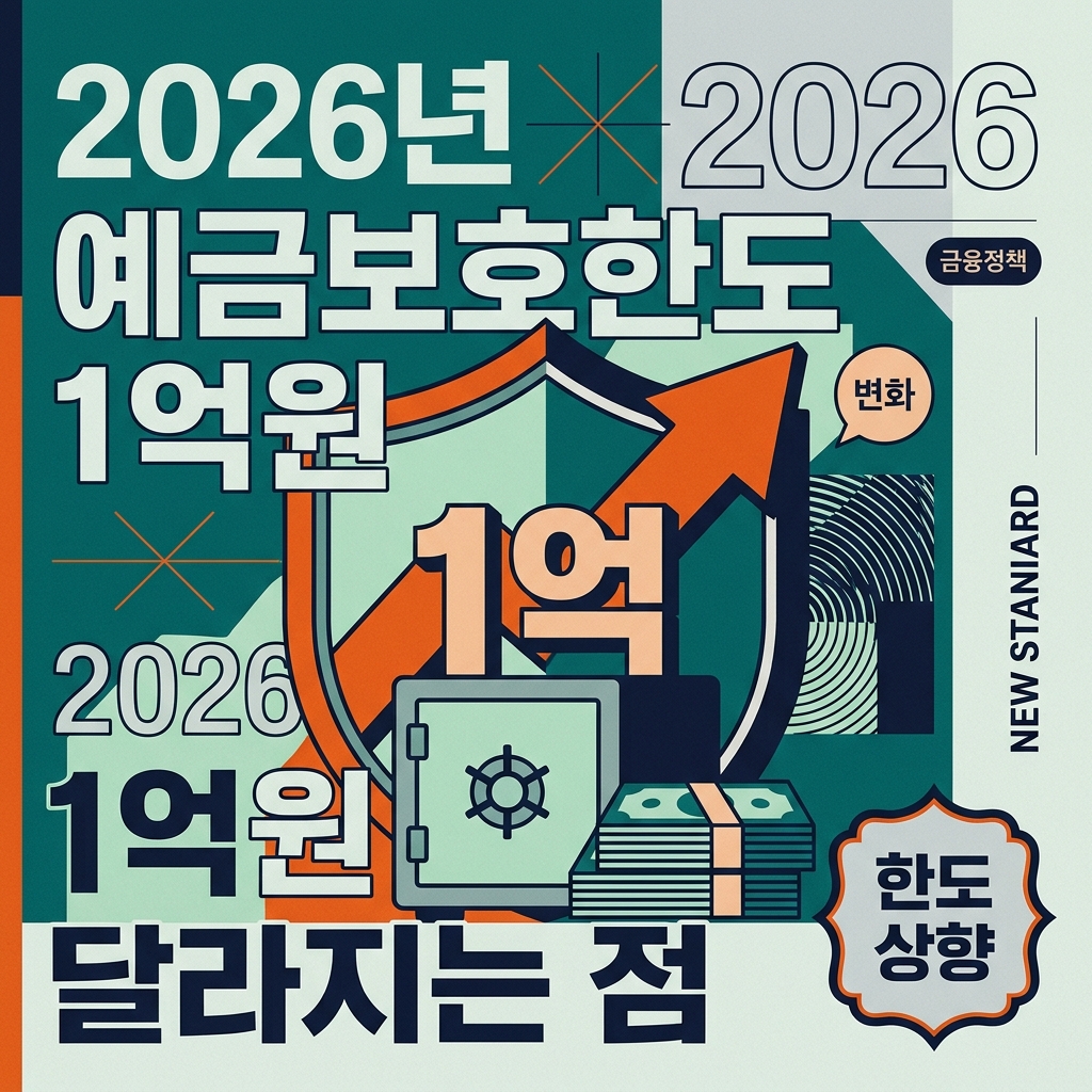 2026년 예금보호한도 1억원 달라지는 점 숙소 사진