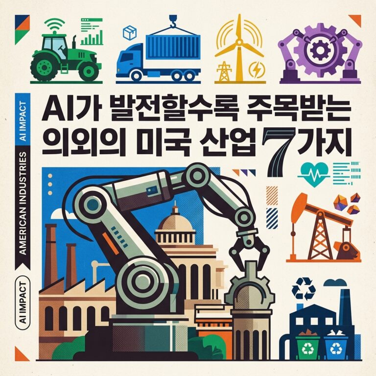 AI가 발전할수록 주목받는 의외의 미국 산업 7가지