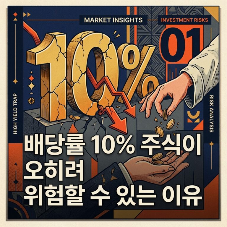 배당률 10% 주식이 오히려 위험할 수 있는 이유