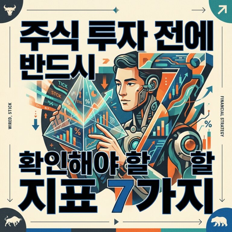 주식 투자 전에 반드시 확인해야 할 지표 7가지