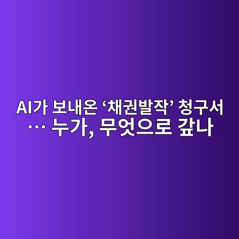 AI가 보내온 ‘채권발작’ 청구서 … 누가, 무엇으로 갚나